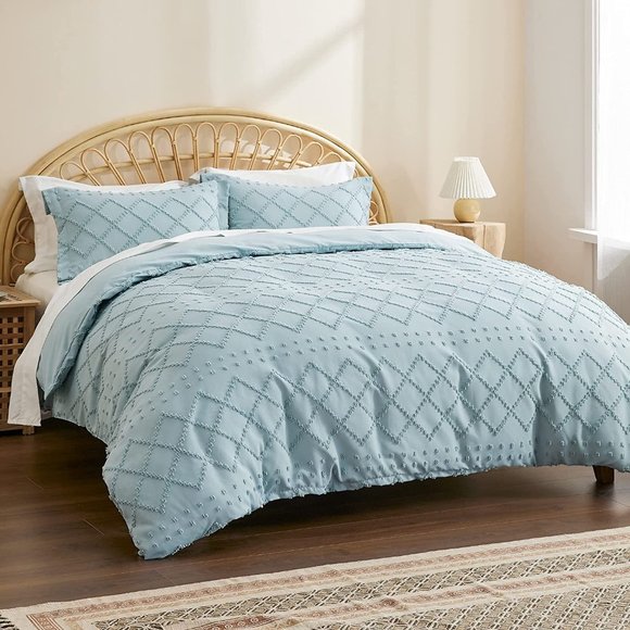 New 3 Pcs Duvet Cover  Twin, Queen or King  Duvet Cover Set, Boho Bedding  for A - Picture 5 of 9